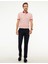 Erkek Kiremit Slim Fit Desenli Polo Yaka Tişört 50200308-VR031 4