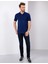 Erkek Lacivert Slim Fit Polo Yaka T-Shirt 50200560-VR033 4