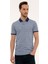 Pierre Cardin Erkek Lacivert Slim Fit Baskılı Polo Yaka Tişört 50220887-VR003 1