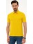 Erkek Sarı Slim Fit Polo Yaka Basic Tişört 50218589-VR043 1