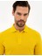 Erkek Sarı Slim Fit Polo Yaka Basic Tişört 50218589-VR043 2
