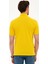 Erkek Sarı Slim Fit Polo Yaka Basic Tişört 50218589-VR043 3
