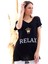 20050509 Süprem Relax Baskılı Omuzları Çengel Igneli Tunik Siyah 2