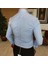 İtalyan Stil Slim Fit Dik Yaka Saten Erkek Gömlek Mavi T4750 4