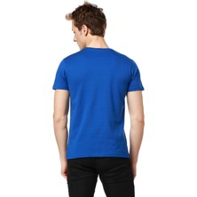 Mumu Kukla 2 - Semih Aytekin Tasarımı Mavi Erkek T-Shirt