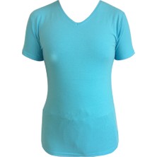 Virage New Stil Erkek Likralı V Yaka T-Shirt