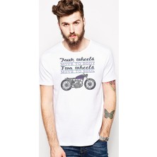 The Chalcedon Four Wheels Move to body Two Wheels Move to soul T-Shirt