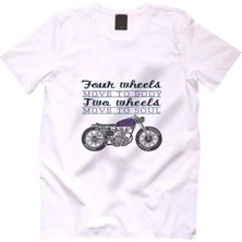 The Chalcedon Four Wheels Move to body Two Wheels Move to soul T-Shirt