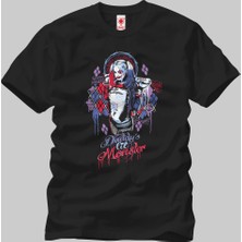 Crazy Suicide Squad Harley Quinn Inked Graffiti Erkek T-Shirt