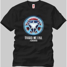 Crazy Civil War Divided We Fall Erkek T-Shirt