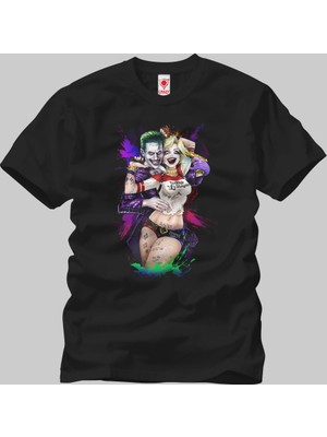 Crazy Suicide Squad Harley And Her Puddin Erkek T-Shirt