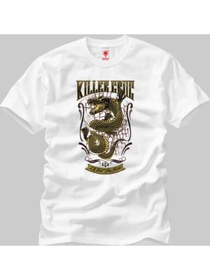 Crazy Suicide Squad Killer Croc Tattoo Erkek T-Shirt