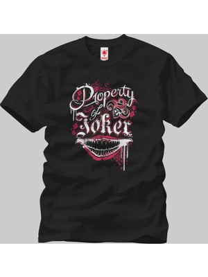 Crazy Suicide Squad Property Of Joker Erkek T-Shirt