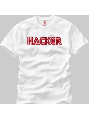 Crazy Mr. Robot Hacker Erkek T-Shirt