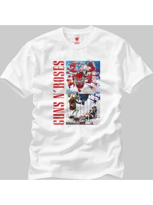 Crazy Guns N Roses Appetite Attack Erkek T-Shirt