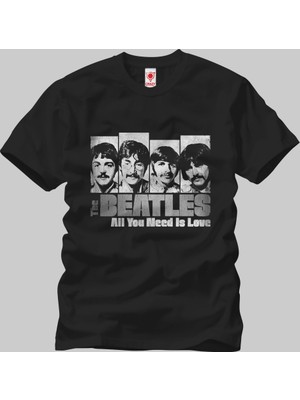 Crazy The Beatles All You Need Is Love Erkek T-Shirt