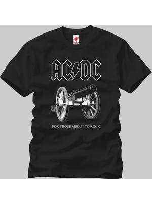 Crazy AC DC For Those About To Rock Erkek T-Shirt