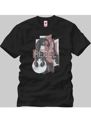 Crazy Star Wars Rogue One Jyn Sketch Erkek T-Shirt