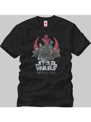 Crazy Star Wars Rogue One Rebel Alliance Erkek T-Shirt