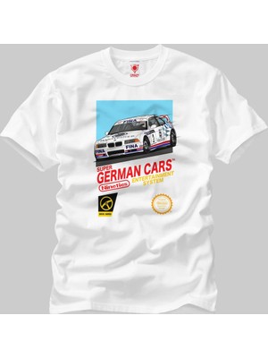 Crazy Bmw Retro German Entertainment Erkek T-Shirt