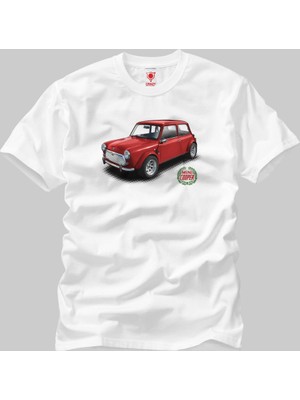 Crazy Mini Cooper 1969 Car Erkek T-Shirt