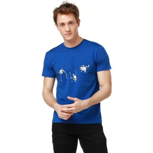 Kukla 2 - Semih Aytekin Tasarımı Mavi Erkek T-Shirt