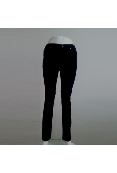 Osman Bey Kadın Büyük Beden jeans kot Pantolon Siyah