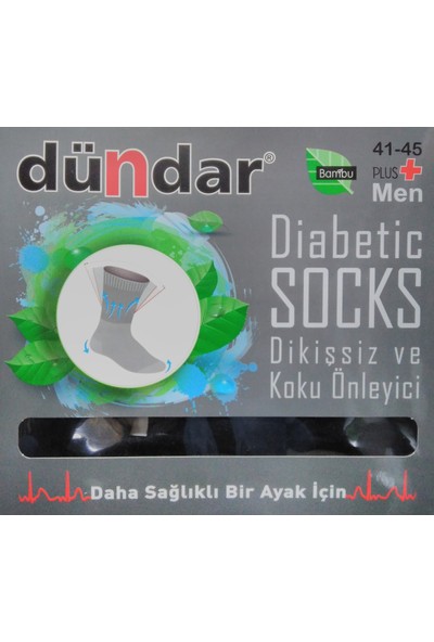 Dündar 6'Lı Diyabetik Çorabı