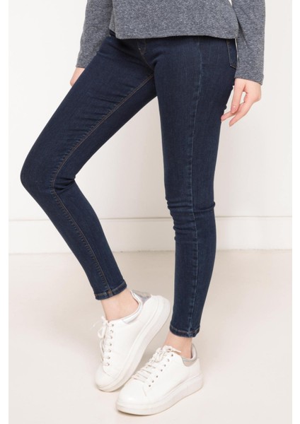 Kadın Anna Skinny Denim Pantolon İndigo