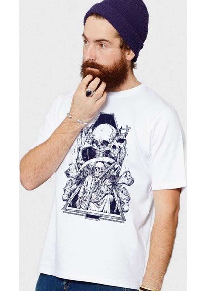 Minnan jakt Azrael Erkek Tshirt