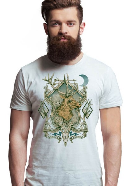 Tundra Deer Erkek Tshirt