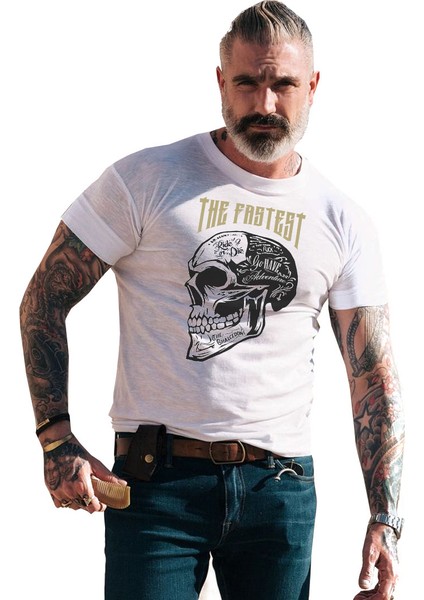The Fastest Erkek Tshirt