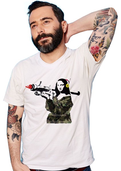 Ballistiska Kvinnor Erkek Tshirt