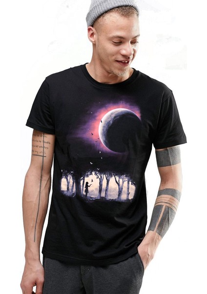 Dark Moon Erkek Tshirt