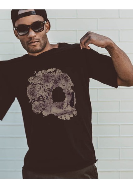 Jungle Skull Erkek Tshirt