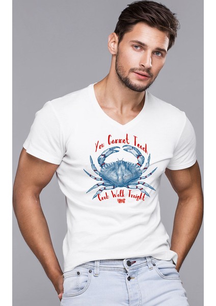 You Cannot Teach Crab walk Traight Erkek Tshirt