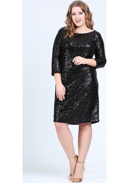 Kl5601H Siyah Abiye Elbise