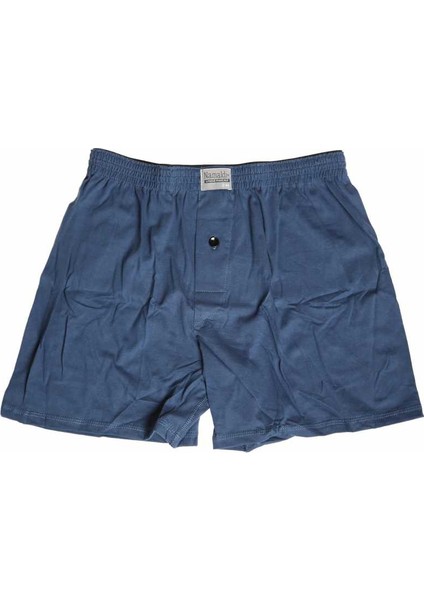 Erkek Penye Boxer /125-İndigo Mavi
