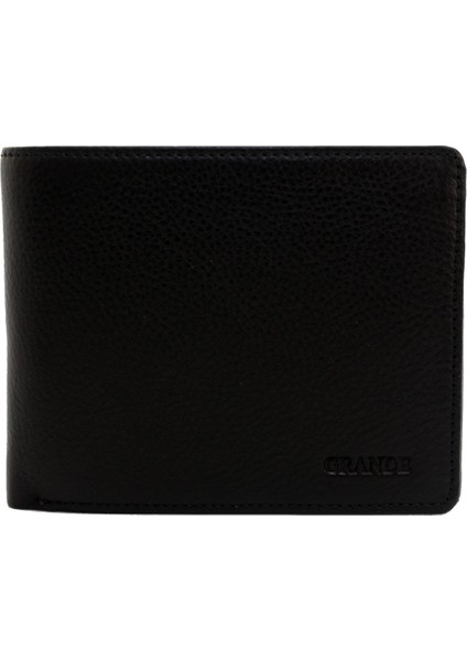 Gd 1506-S Grande Siyah Hakiki Deri Kartlık - Cüzdan