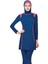 Adasea Tam Kapalı Mayo 4024-17 Açık Lacivert 1