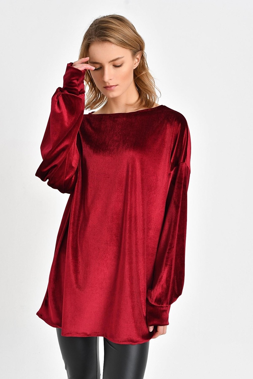 Quincey Kadife Tunik görsel 2