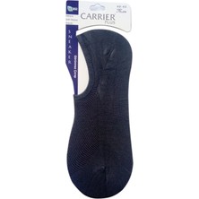 Carrier Plus Görünmez Sneakers Bambu Dikişsiz Erkek Patik Çorap - Füme 12 Çift