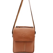 West Polo 5001 Erkek  El ve Omuz Askılı Çanta Taba