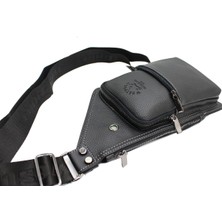 West Polo 5014 Freebag  Erkek Göğüs ve Omuz Çantası Siyah
