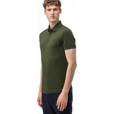Lacoste Erkek Regular Fit Haki Paris Polo PH5522.3M9