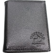 West Polo 1004   Deri Erkek Cüzdan Siyah