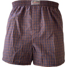 Option Erkek (L) 10'lu Paket Poplin (Pamuk) Boxer Şort