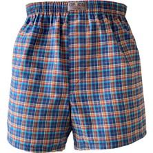 Option Erkek (L) 10'lu Paket Poplin (Pamuk) Boxer Şort