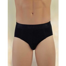 Şahinler Siyah Bel Lastiği Baskılı Süprem Erkek Slip ME063