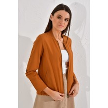 Miss Lusi 20022364 Ince Gabardin Eteği Bağcıklı Kolej Mont